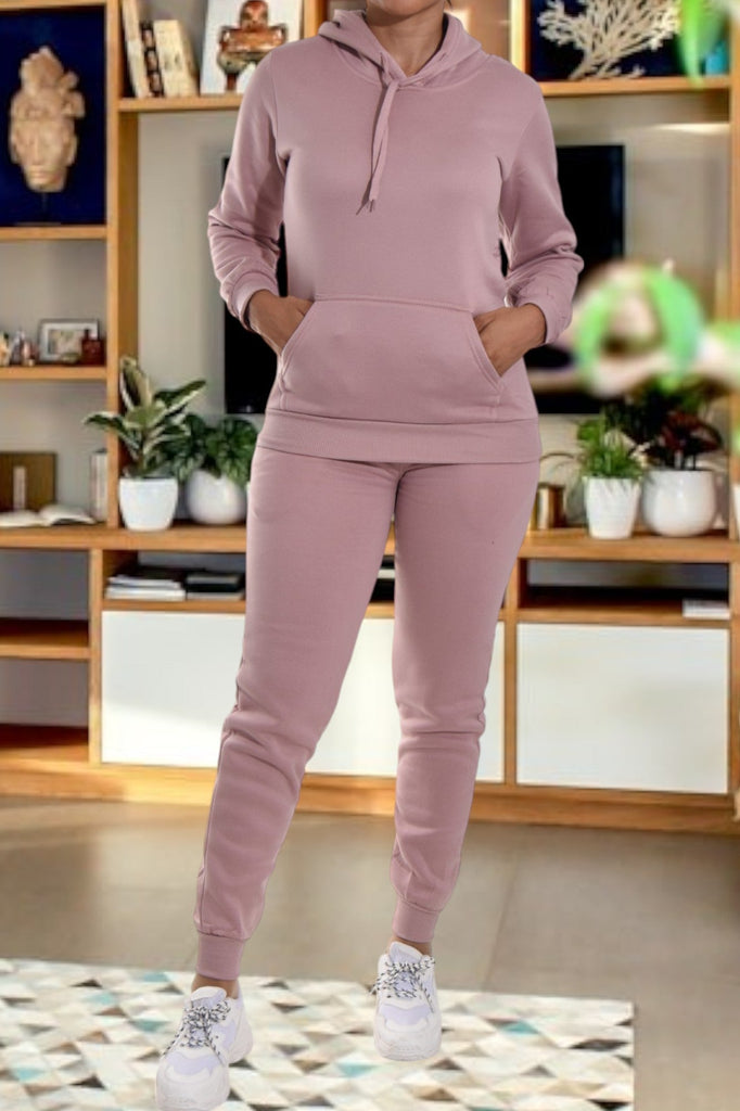 Ladies Blush Fleece Tracksuit - StylePhase SA