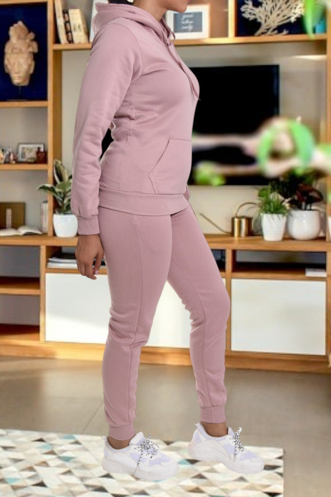 Ladies Blush Fleece Tracksuit - StylePhase SA