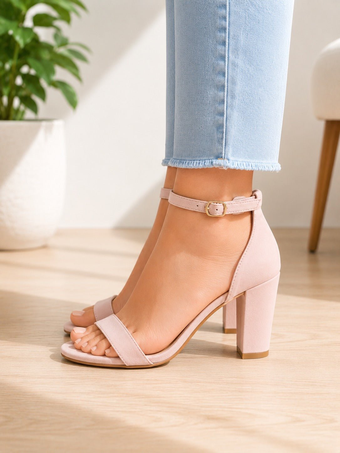 Ladies Blush Sanora Heel - StylePhase SA