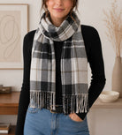 Ladies Brown And Beige Winter Scarf - StylePhase SA