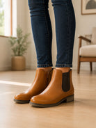 Ladies Brown Chelsea Boots - StylePhase SA