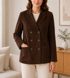 Ladies Brown Corduroy Jacket - StylePhase SA