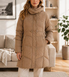Ladies Brown Hoody Wind Breaker Jackets - StylePhase SA