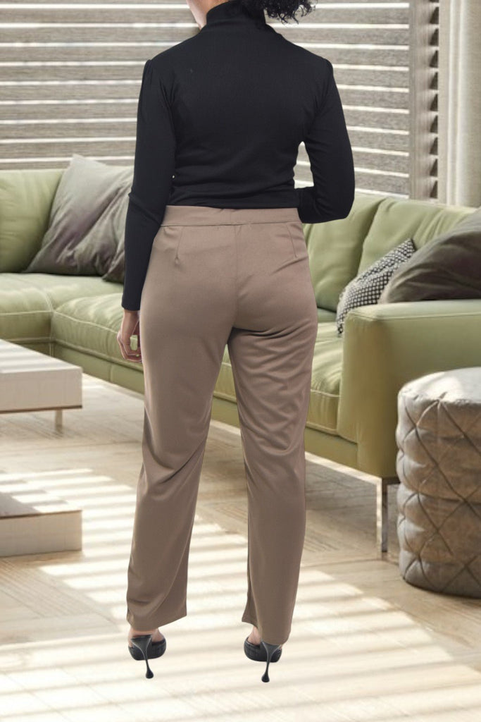 Ladies Brown Long Pants - StylePhase SA