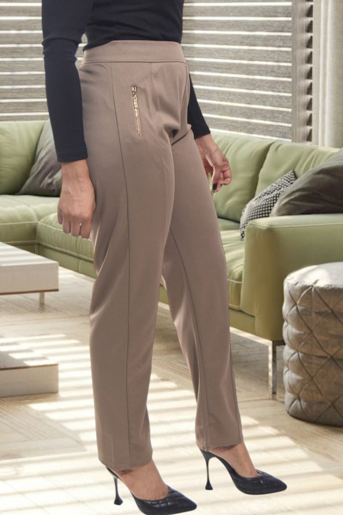 Ladies Brown Long Pants - StylePhase SA
