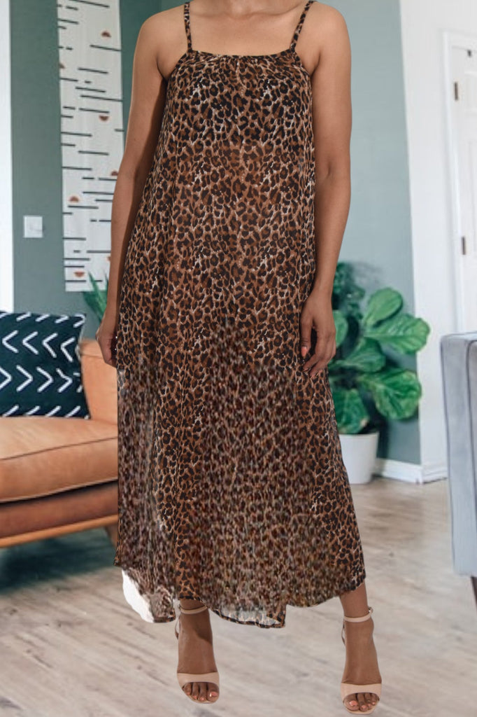 Ladies Brown Maxi Dress - StylePhase SA