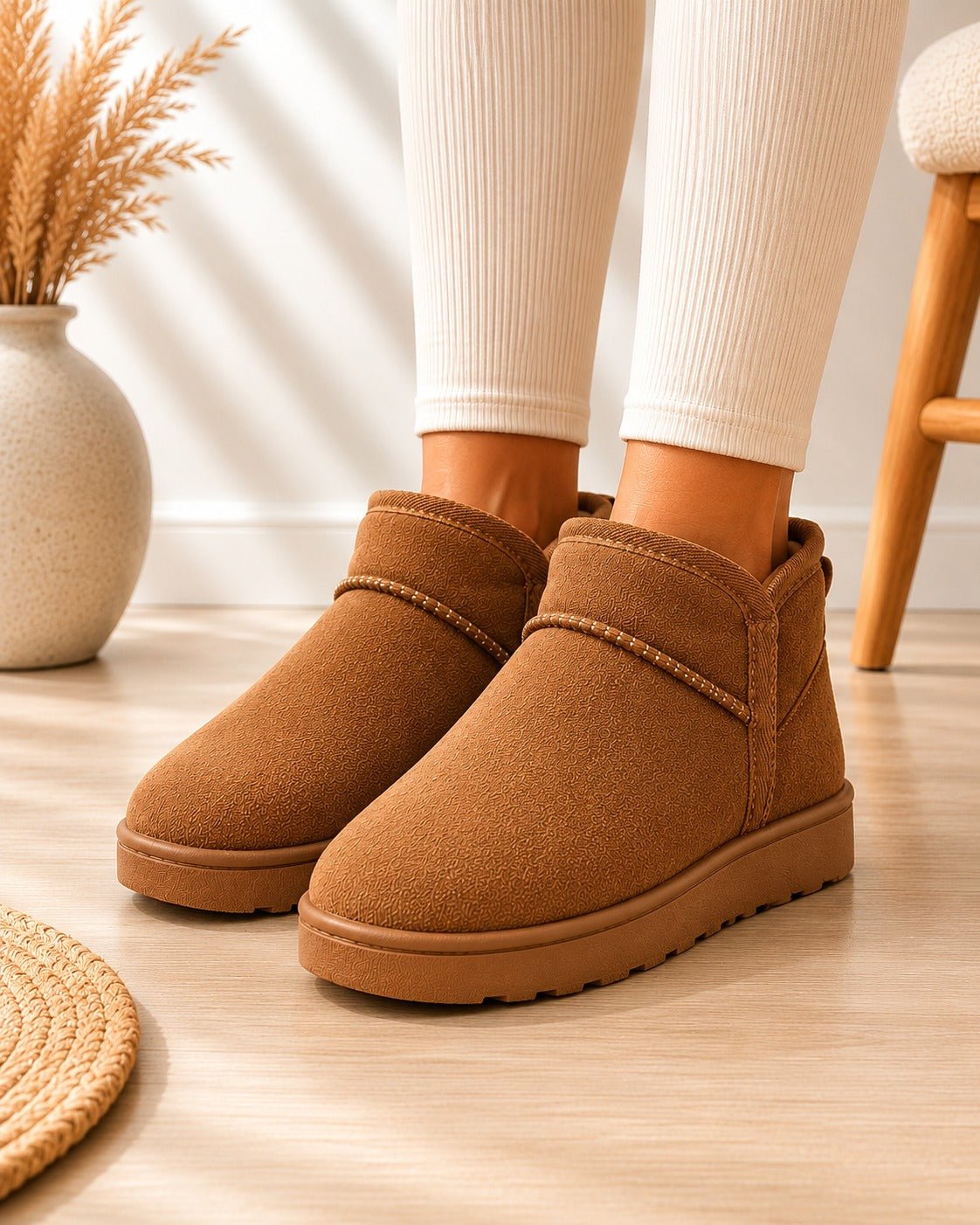 Ladies Brown Platform Boots - StylePhase SA