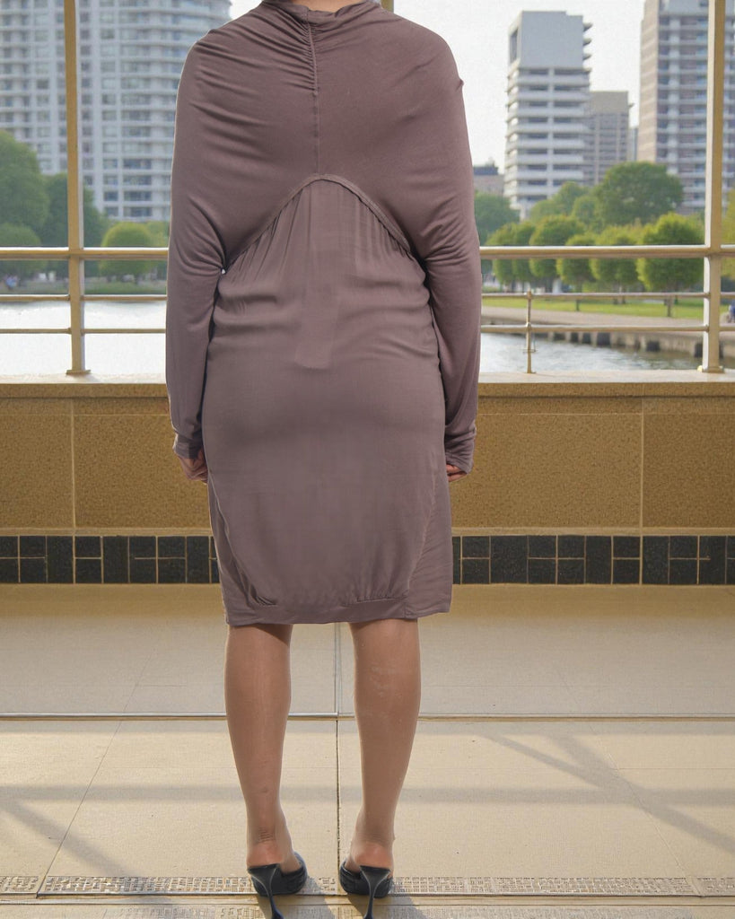 Ladies Brown Pocket Dress - StylePhase SA