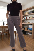 Ladies Brown Pocket Pants - StylePhase SA