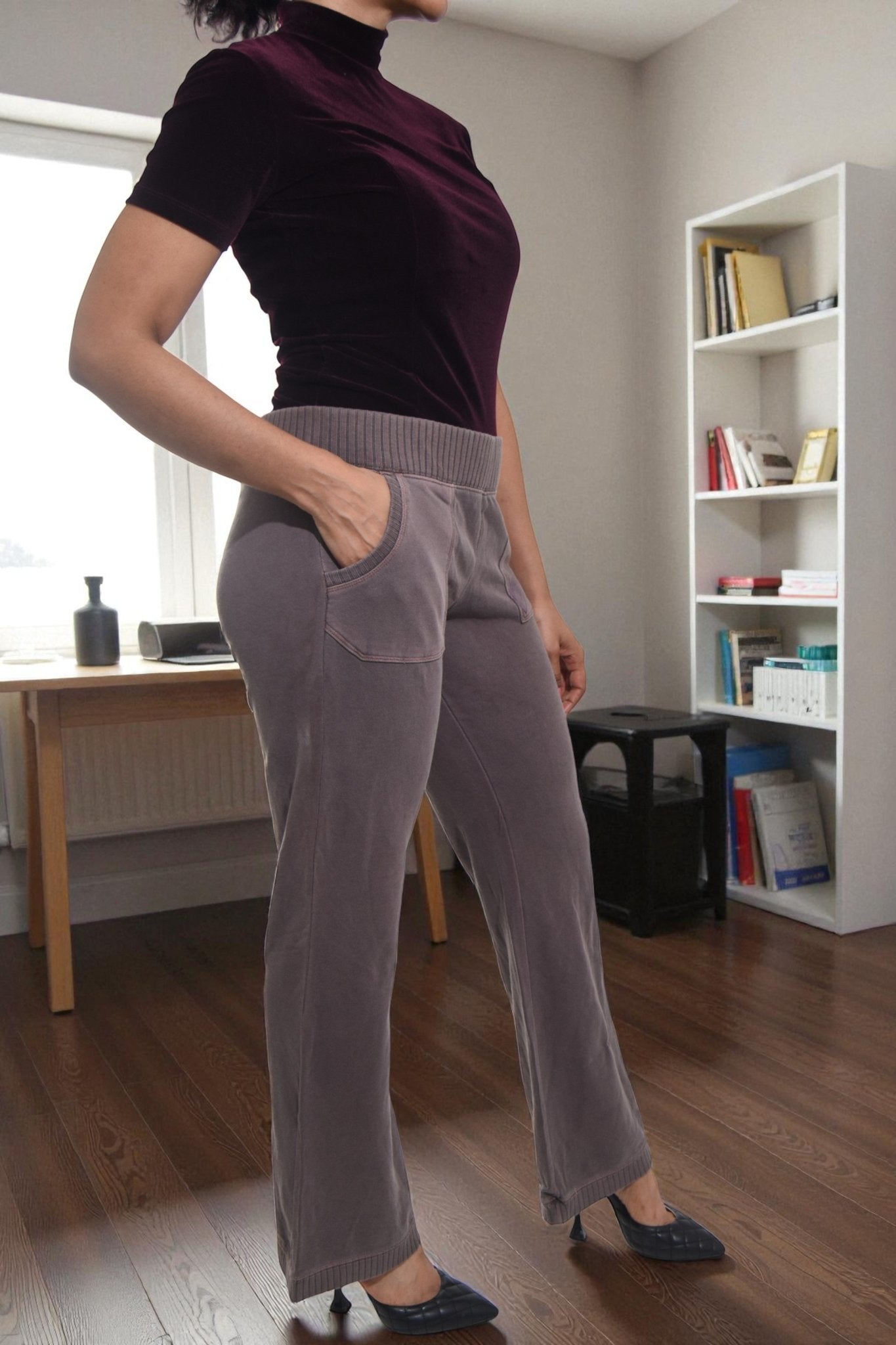 Ladies Brown Pocket Pants - StylePhase SA