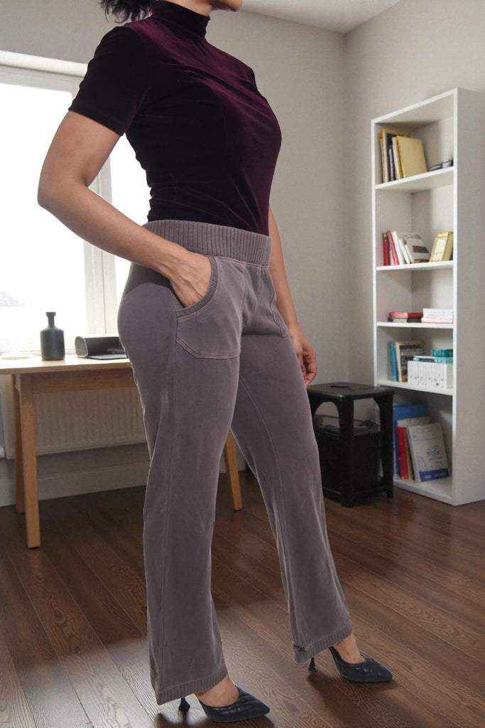 Ladies Brown Pocket Pants - StylePhase SA