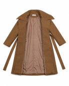 Ladies Brown Side Collar Coat - StylePhase SA