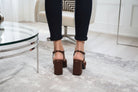 Ladies Brown Simply B Heels - StylePhase SA