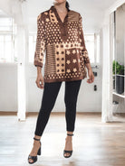 Ladies Brown Star Top - StylePhase SA