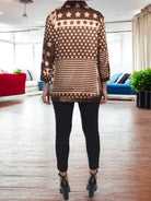 Ladies Brown Star Top - StylePhase SA
