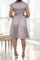 Ladies Brown Wrap Dress - StylePhase SA