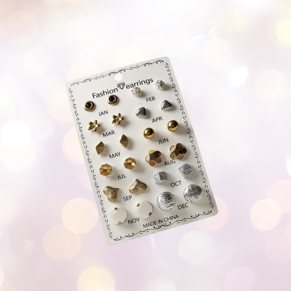 Ladies Calander Earrings Set - StylePhase SA