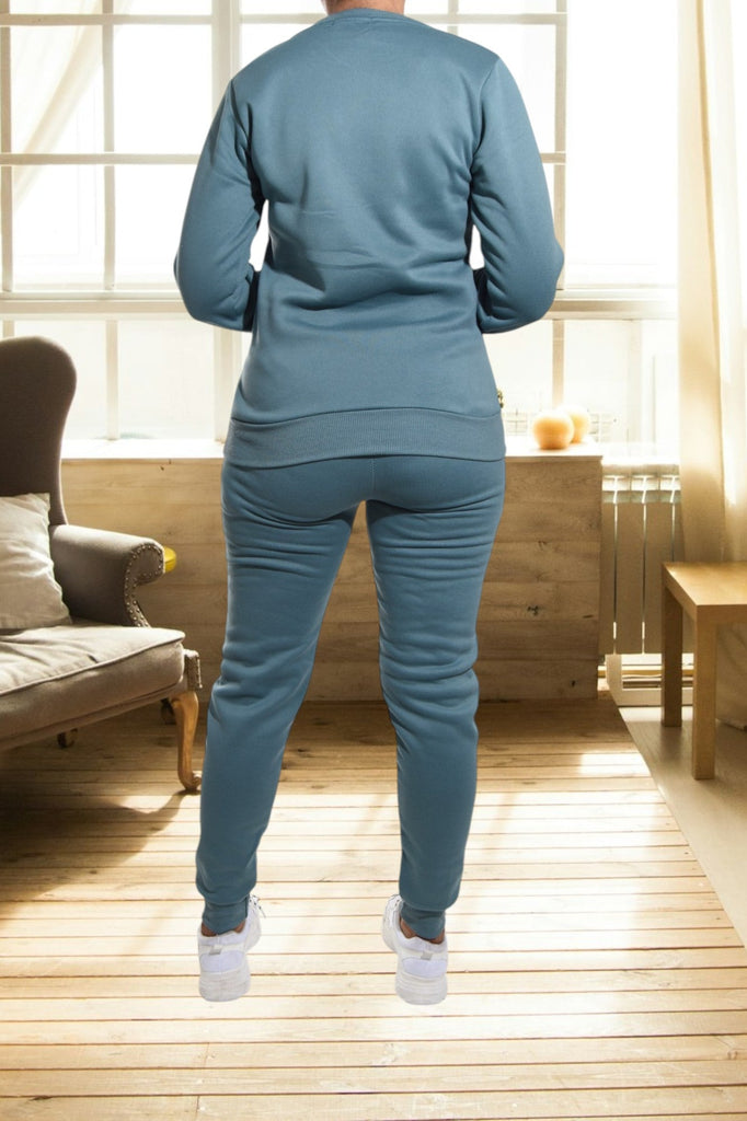 Ladies California Teal Knit Tracksuit - StylePhase SA