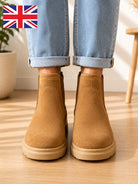 Ladies Camel Chelsea Boots - StylePhase SA