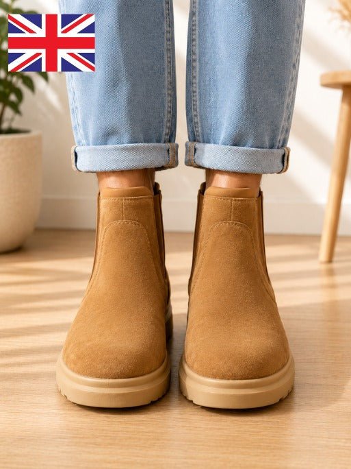 Ladies Camel Chelsea Boots - StylePhase SA