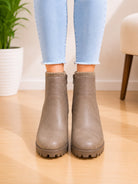 Ladies Carlina Mushroom Heel Boot - StylePhase SA
