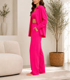 Ladies Cerise Three Piece Set - StylePhase SA
