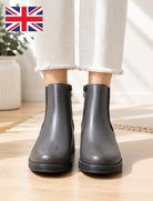 Ladies Charcoal Grey Bacia Boots - StylePhase SA