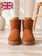 Ladies Chestnut Ankle Warm Shoes - StylePhase SA