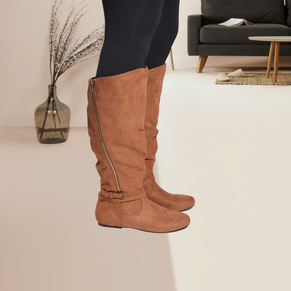 Ladies Cognac Dionna Boots - StylePhase SA