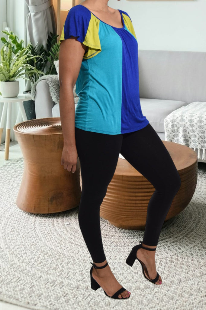 Ladies Color Block Top - StylePhase SA