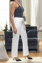 Ladies Colorful Draw String White Pocket Pants - StylePhase SA