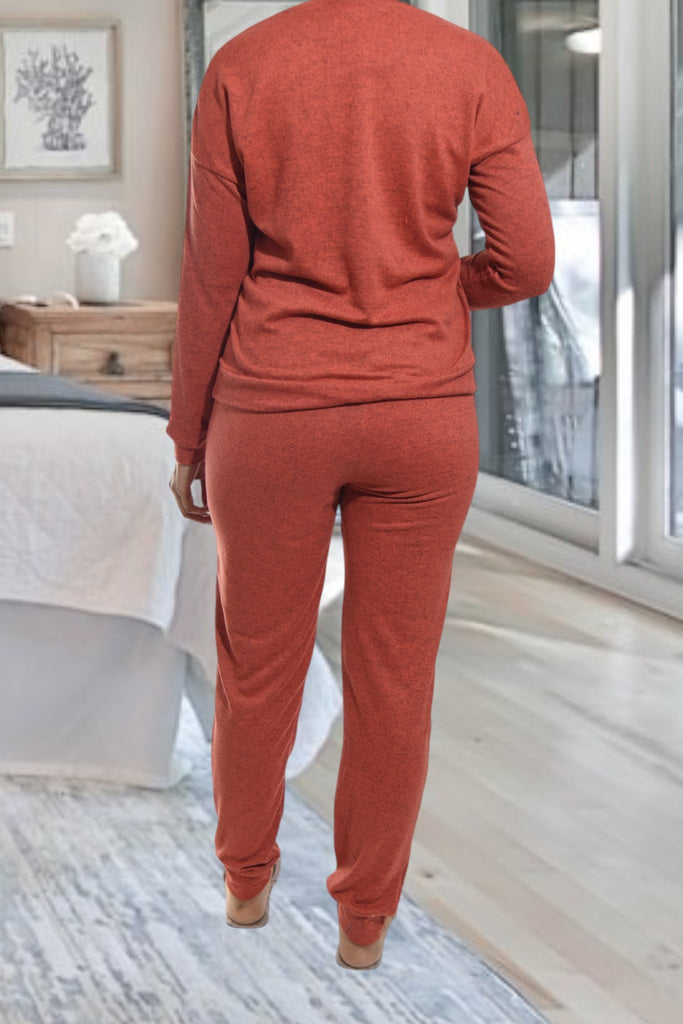 Ladies Coral Printed Pj Set - StylePhase SA