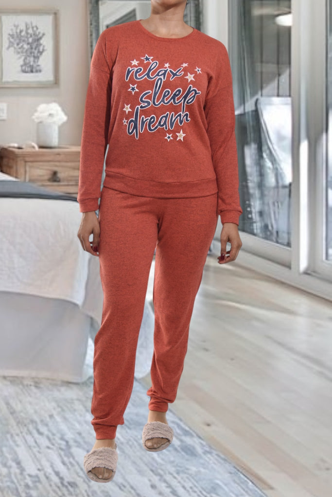 Ladies Coral Printed Pj Set - StylePhase SA
