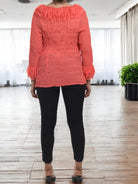 Ladies Coral Ruffle Top - StylePhase SA