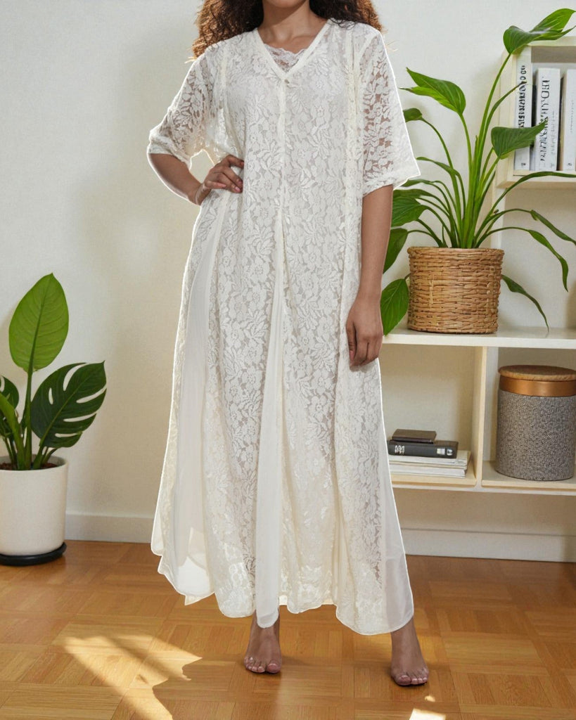 Ladies Cream Lace Dress - StylePhase SA