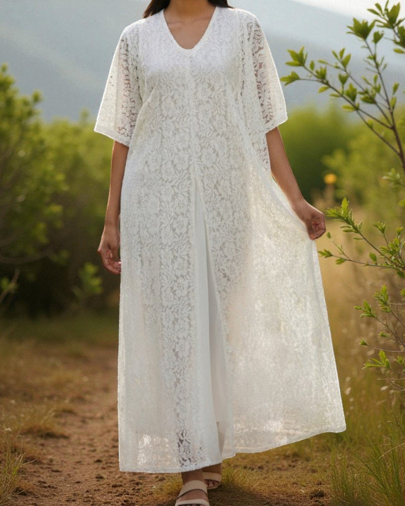 Ladies Cream Lace Dress - StylePhase SA