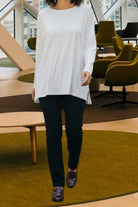 Ladies Cream Long Sleeve Top - StylePhase SA
