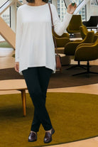 Ladies Cream Long Sleeve Top - StylePhase SA
