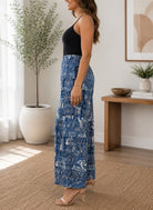 Ladies Cream Pattern Pocket Pants - StylePhase SA