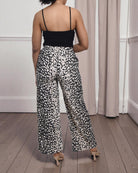 Ladies Cream Polka Pocket Pants - StylePhase SA