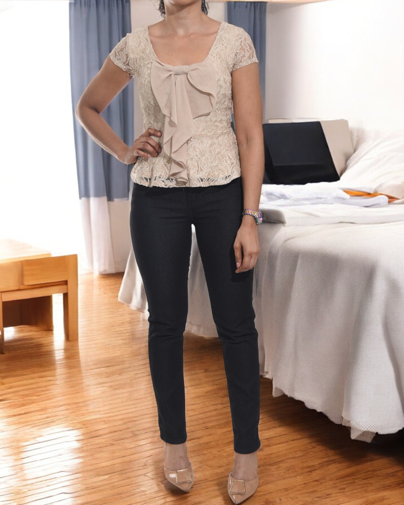 Ladies Cream Sleeveless Top - StylePhase SA