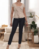 Ladies Cream Sleeveless Top - StylePhase SA