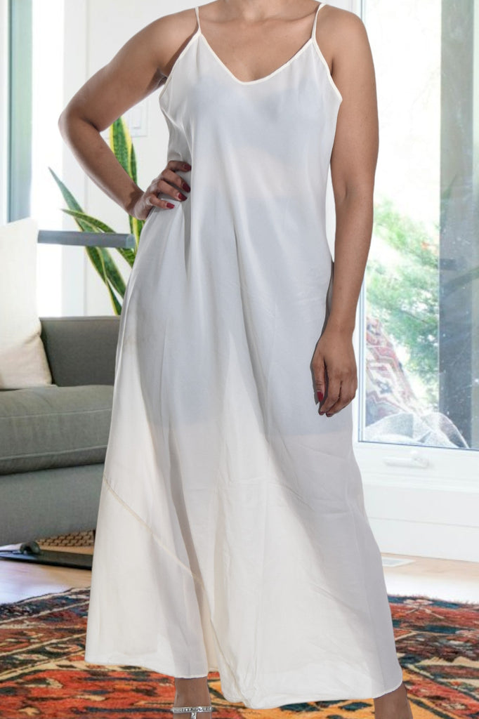 Ladies Cream Slip Dress - StylePhase SA