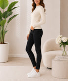 Ladies Cream Turtle Neck Top - StylePhase SA