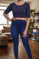 Ladies Crop Cut Out Top - StylePhase SA