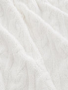 Ladies Cuffed Plush Pj - White - StylePhase SA