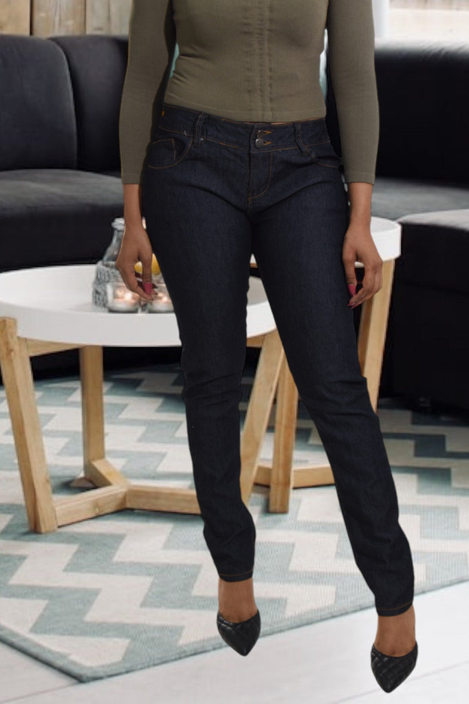 Ladies Dark Blue Skinny Jeans - StylePhase SA