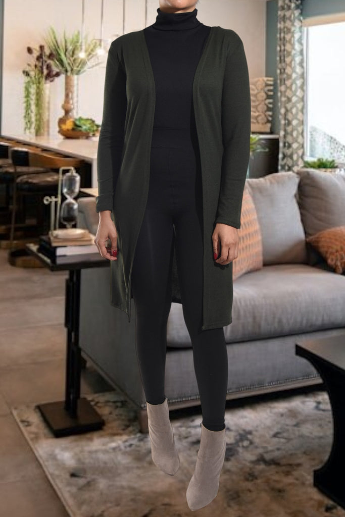 Ladies Dark Green Knit Gilet - StylePhase SA