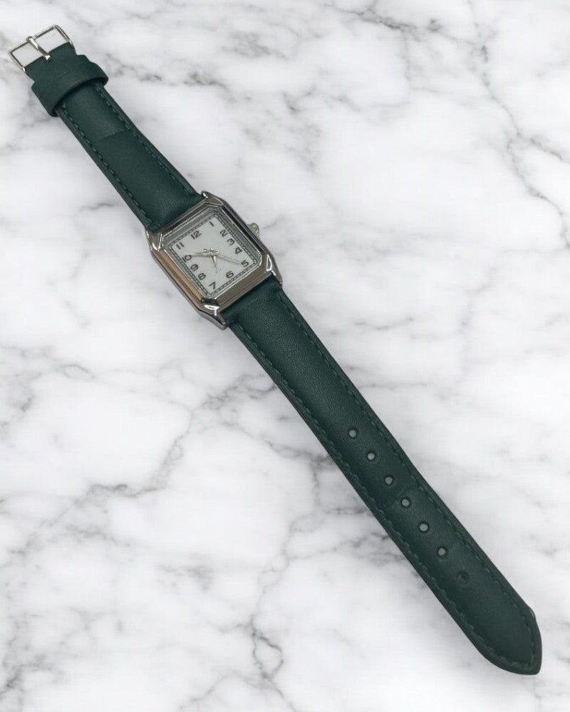 Ladies Dark Green Strap Watch - StylePhase SA