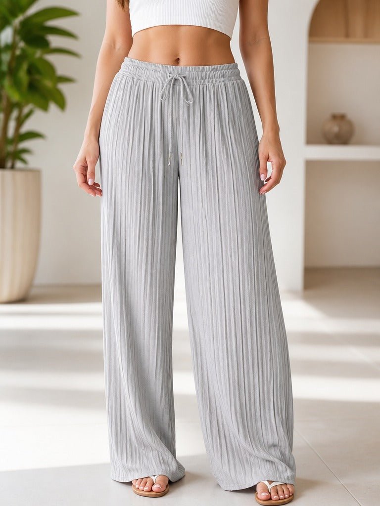 Ladies Draw String Pants-Grey - StylePhase SA